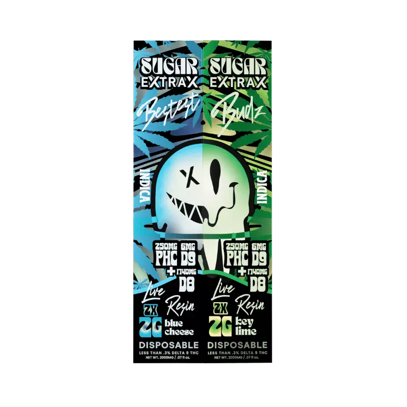 Blue Cheese X Key Lime Sugar Extrax Disposables 2 Pack Hippie House Smoke Vape & Gift Shop Blue Cheese X Key Lime Sugar Extrax Disposables 2 Pack Hippie House Smoke Vape & Gift Shop