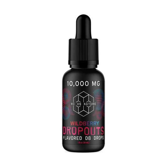 10,000mg DELTA 8 DROPOUTS - WILDBERRY