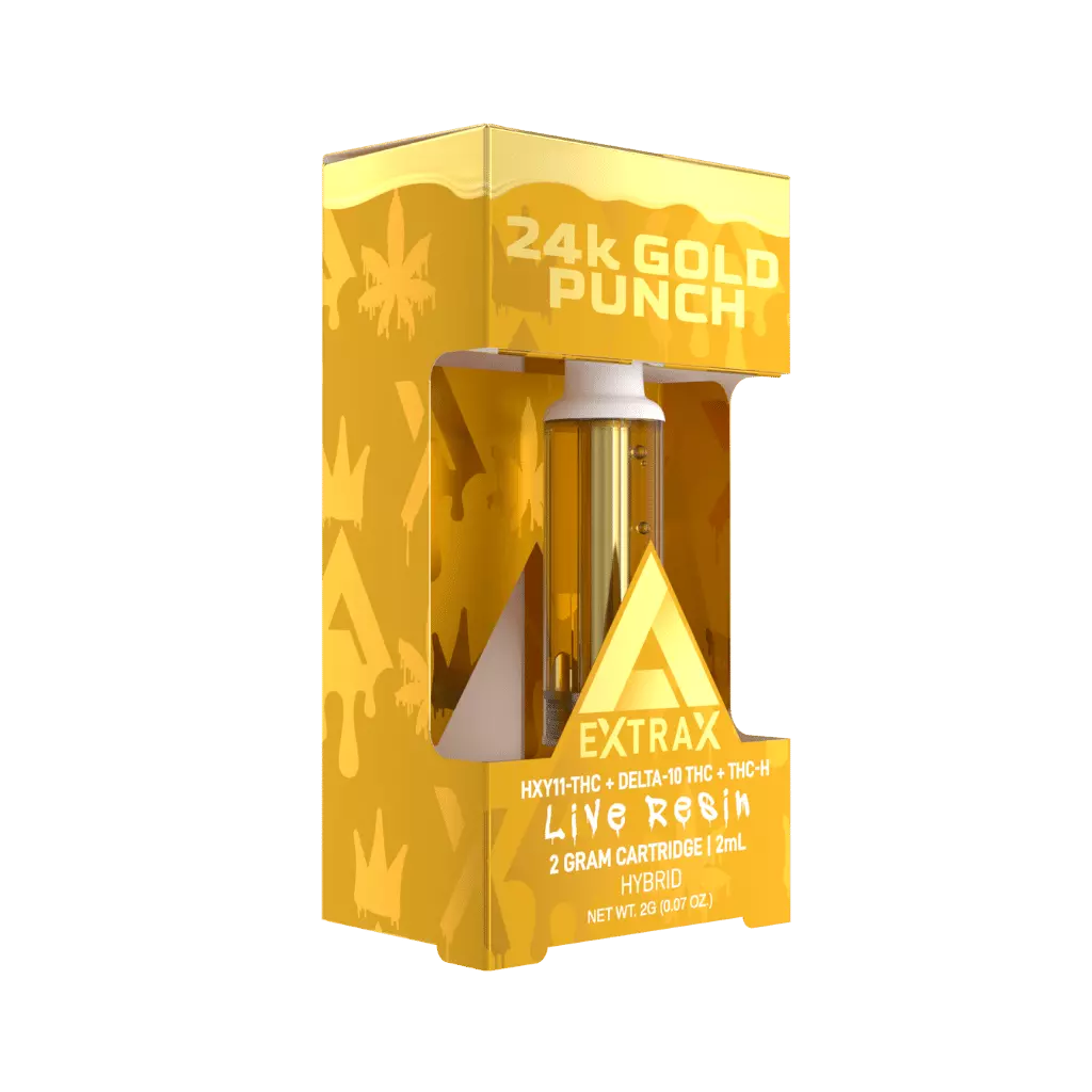 24k Gold Punch Delta-11 THC Cartridge