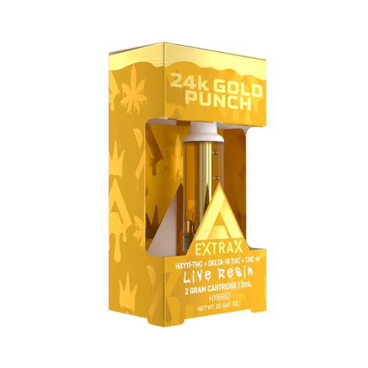 24k Gold Punch Delta-11 THC Cartridge