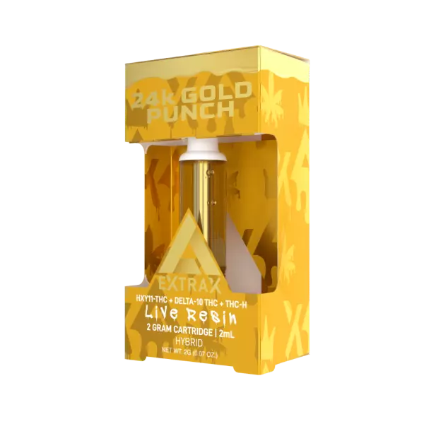 24k Gold Punch Delta-11 THC Cartridge 2