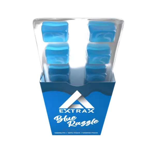 Blue Razzle THCh THCjd Gummies 1250mg 1