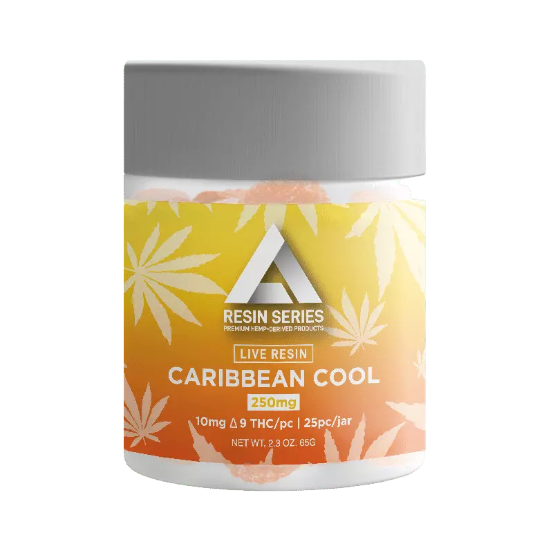 Caribbean Cool Live Resin Delta-9 THC Gummies